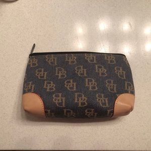 Dooney & Bourke signature small cosmetic bag